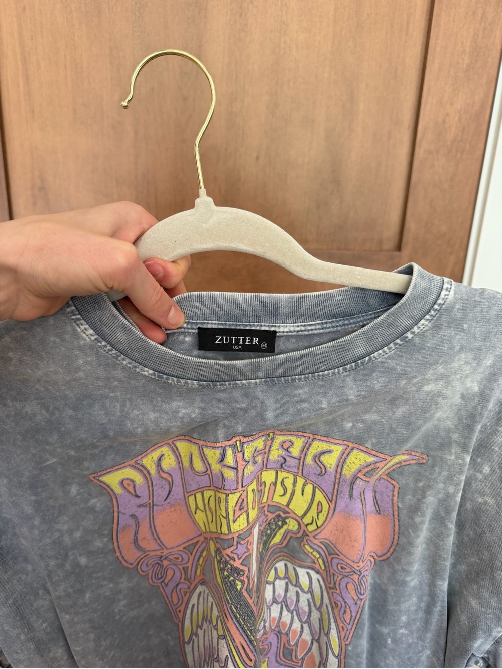 ACID WASH GRAPHIC TEE - Picture 2 of 3